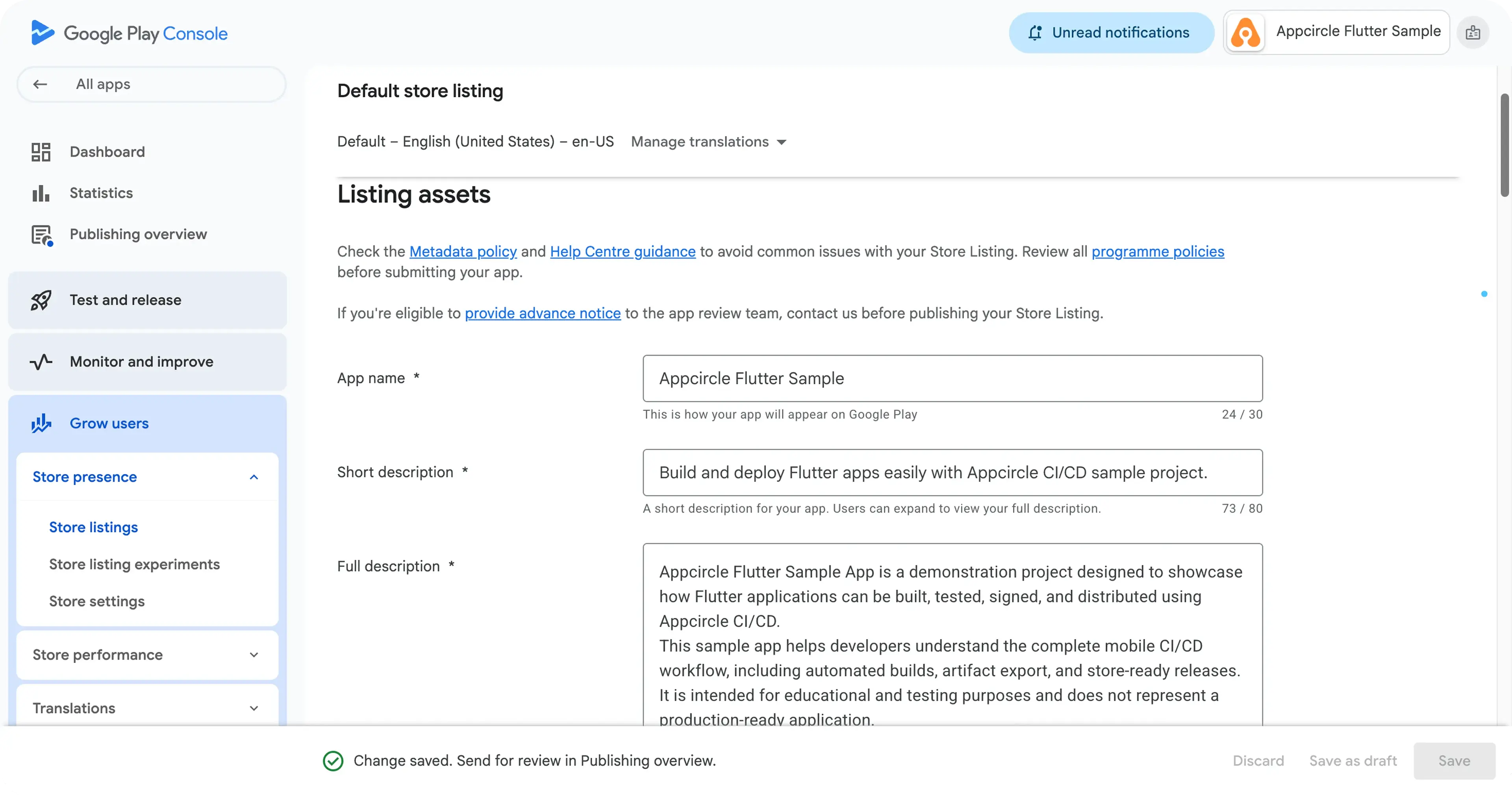 Google Play Store Listing Metadata, Screenshots, Pricing and Distribution