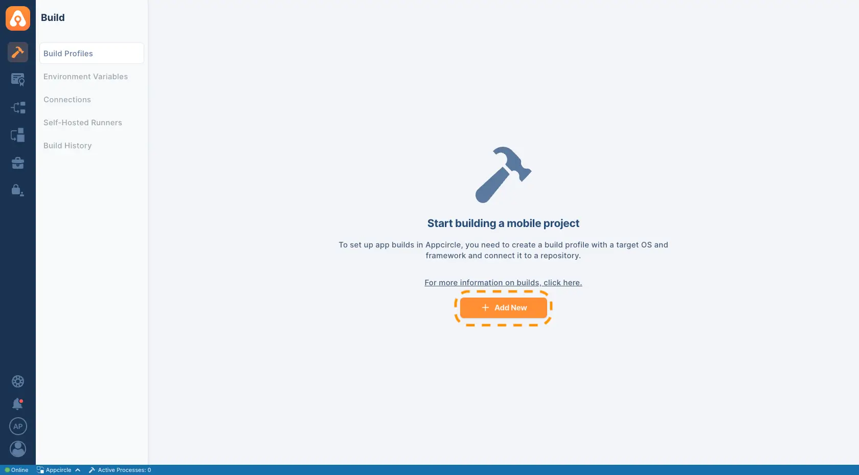 Guide to Automated Mobile CI/CD for Flutter Projects with Appcircle - Create Profile