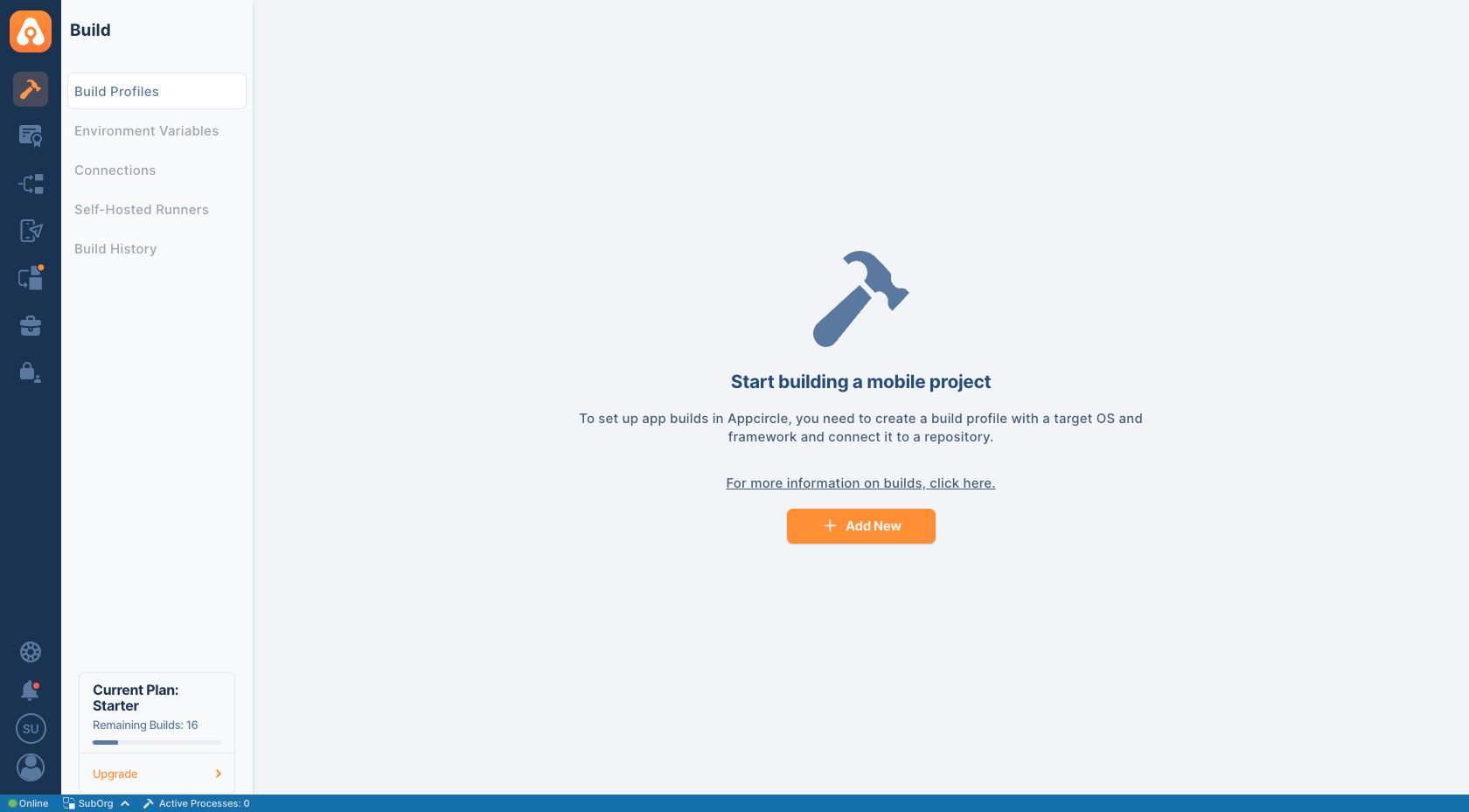 build profiles
