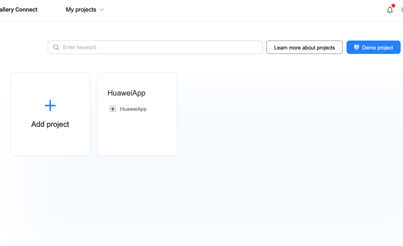 Create your demo app inside your project