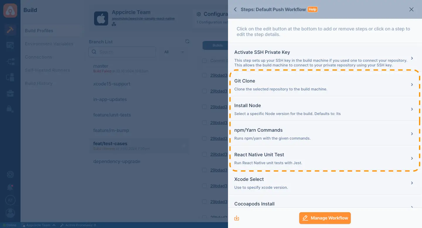 Unit Testing with Appcircle