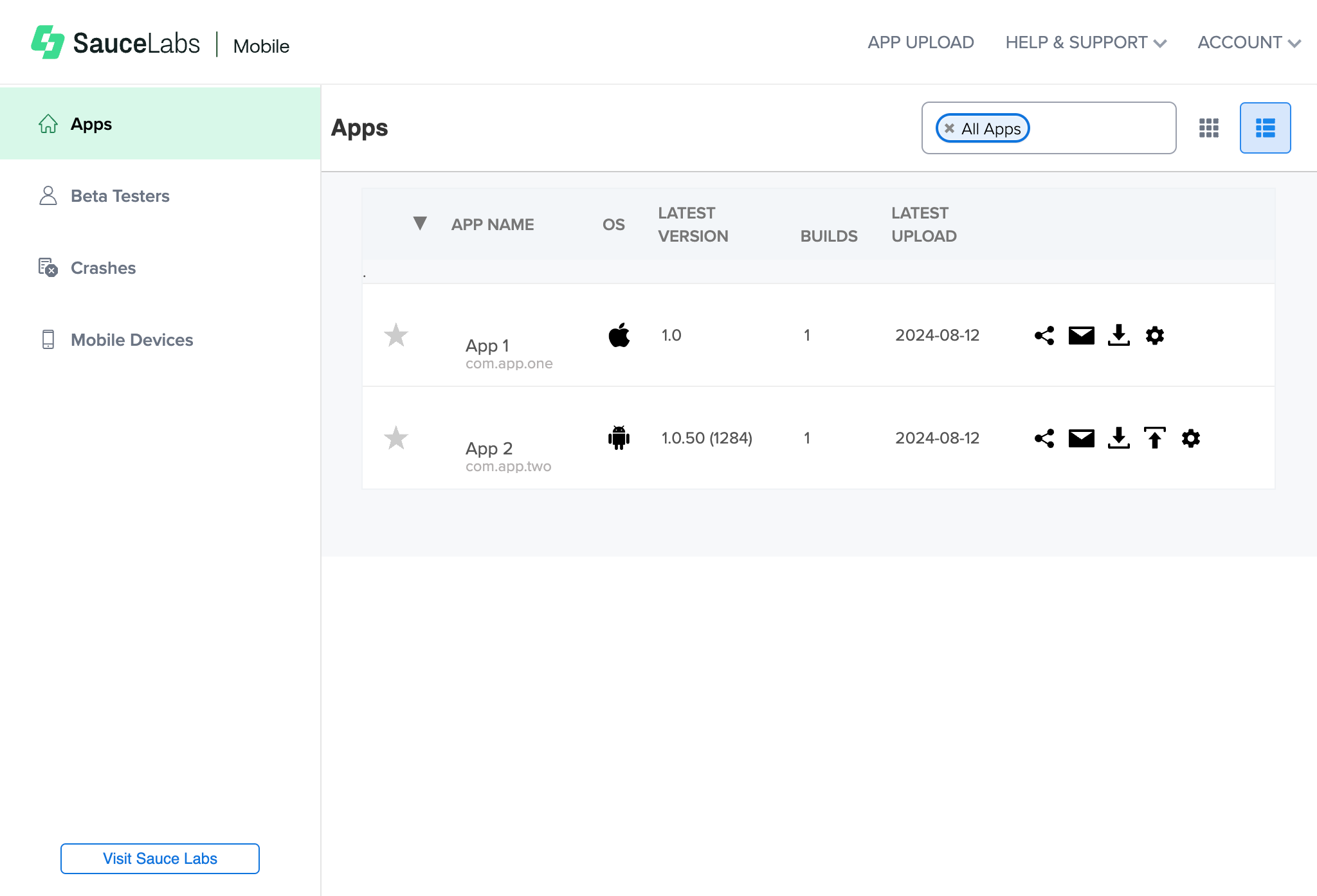 TestFairy vs Appcircle